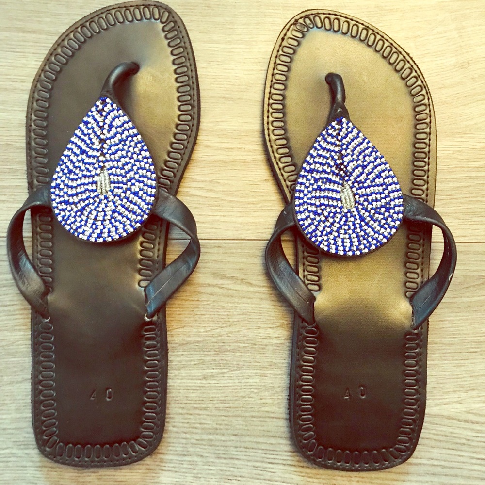 Ladies African Maasai Sandals